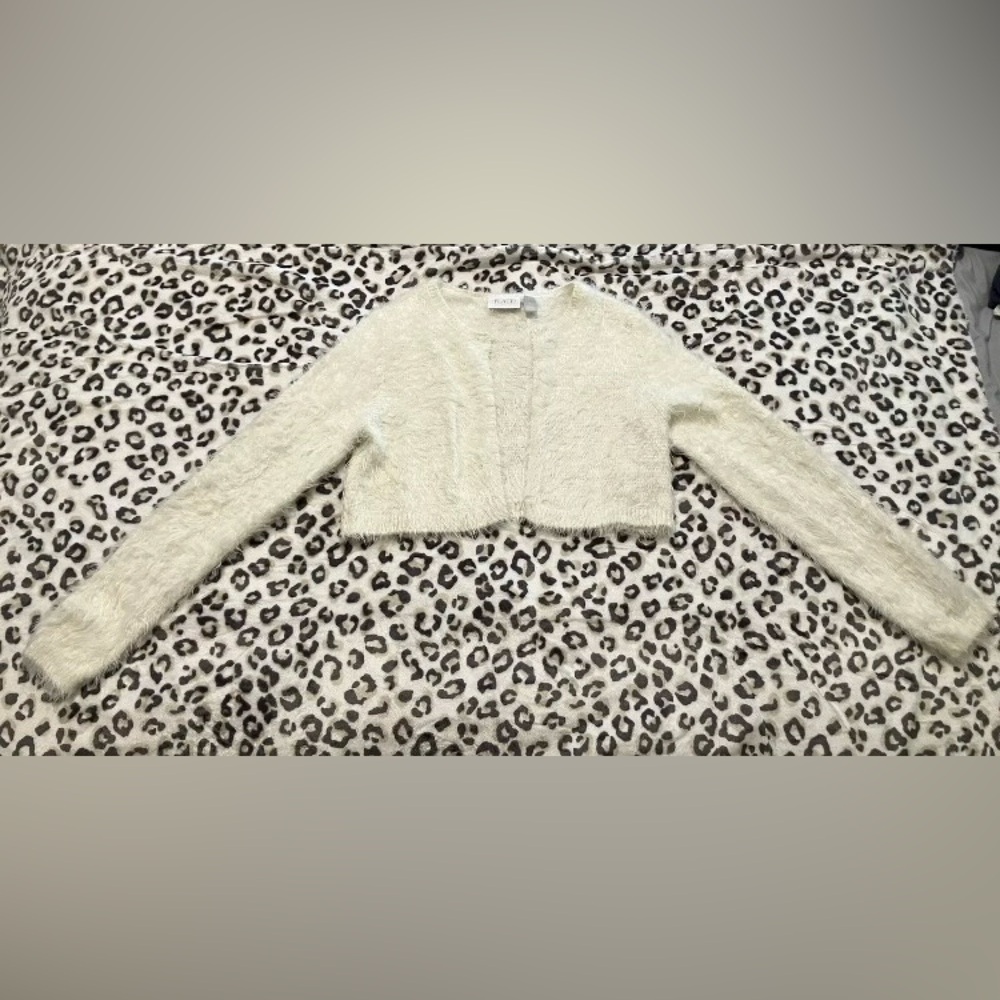 The Children's Place Girl's Frilled Cardigan SG1 Bunny's Tail Size 16 (XXL)